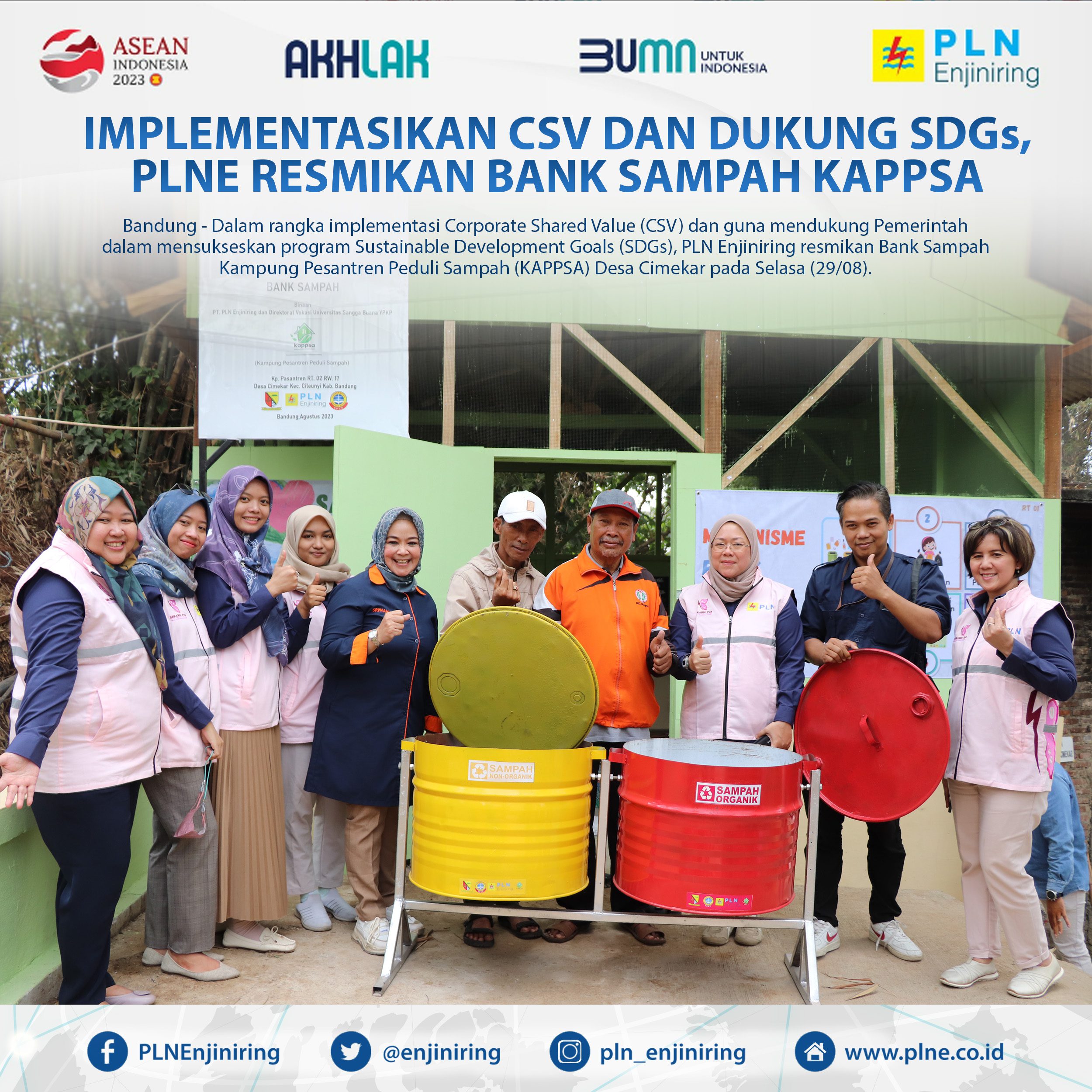 CSV Inisiative, Melirik Budaya Pilah Sampah ala PLN Indonesia Power