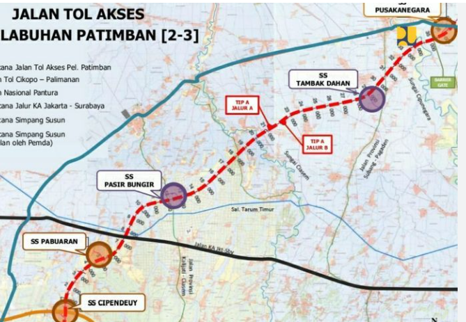 Lelang Ulang Akses Tol Patimban Dimulai