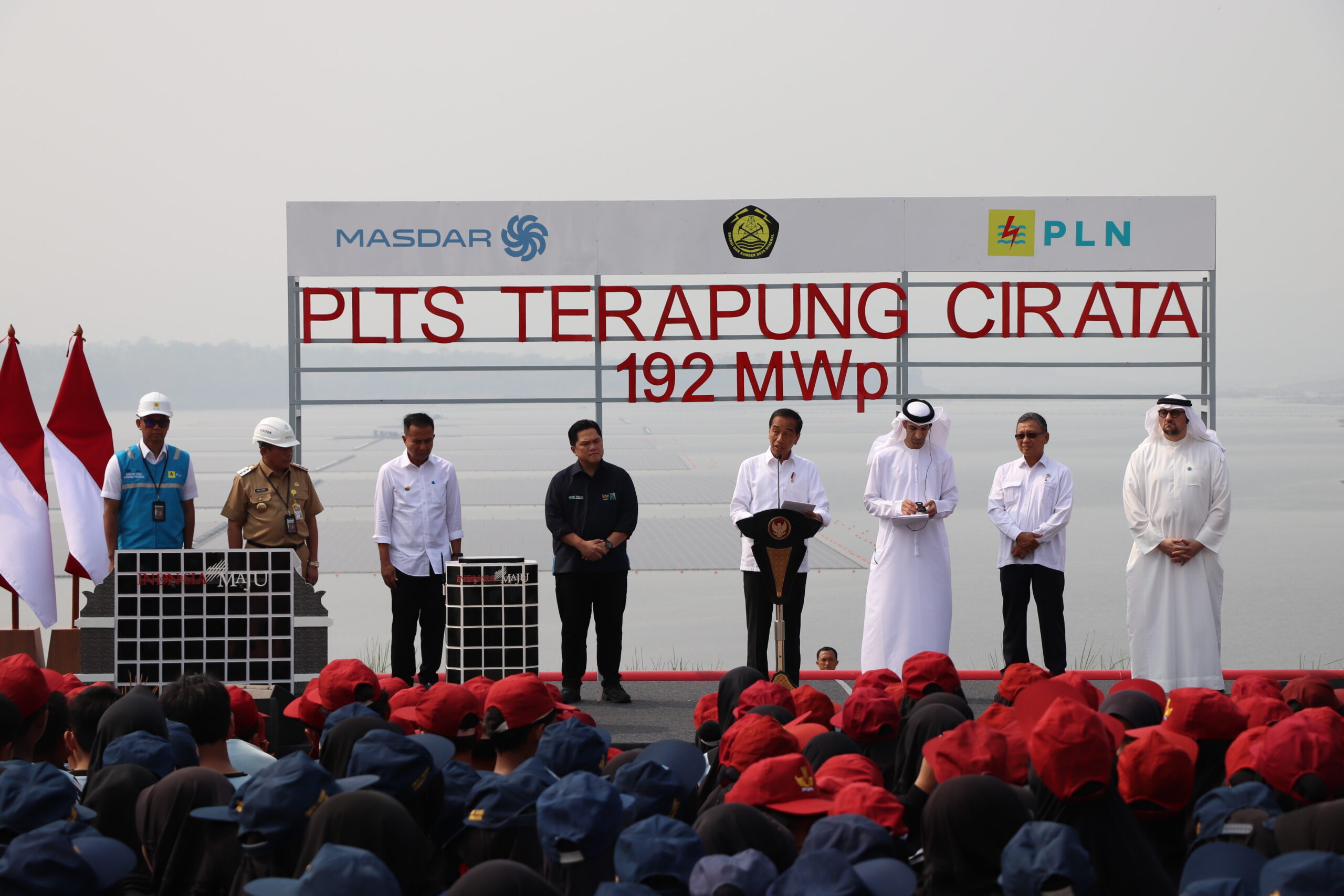 Presiden Joko Widodo Resmikan PLTS Terapung Cirata Sebesar 192 Megawatt peak (MWp) 